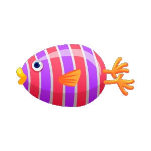 Striped Egg Fish